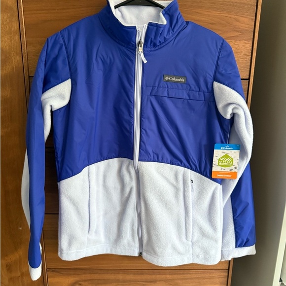 Columbia Omni-Shield Blue and White Jacket - Picture 1 of 8
